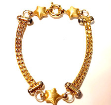 Women's Bracelet In 18K Solid Gold Vintage 90s Made In Italy