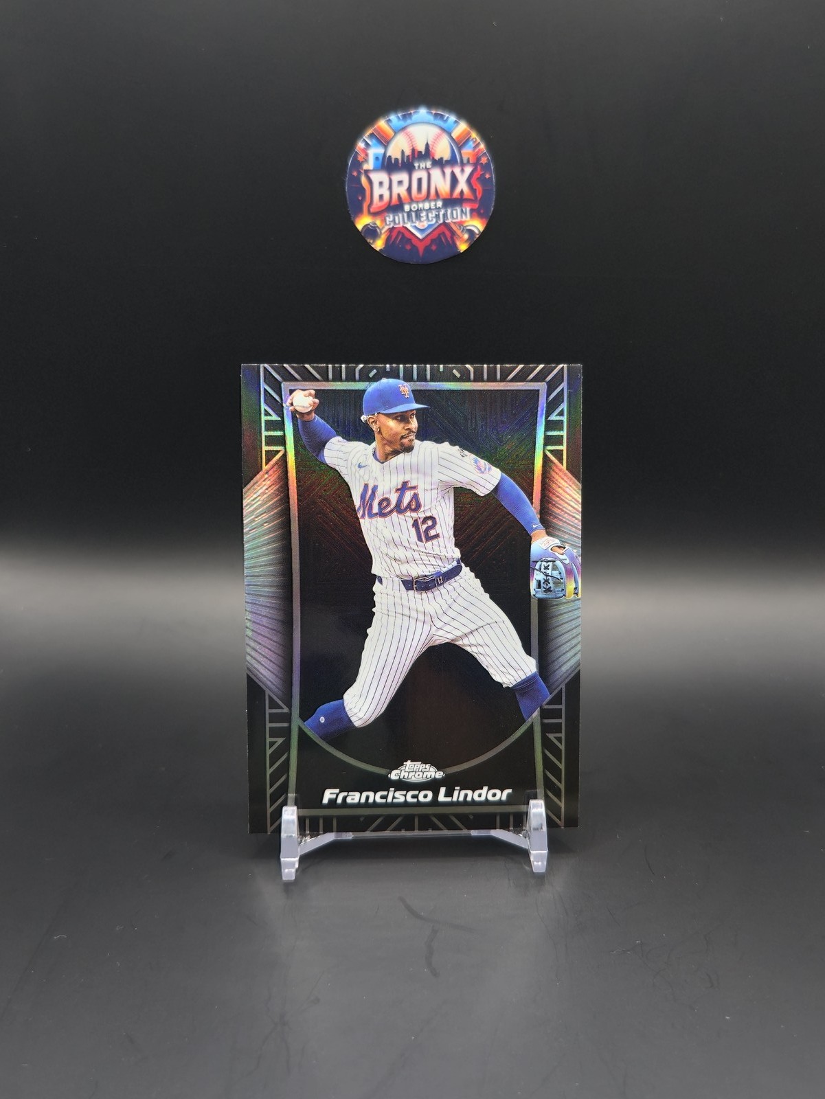 2025 Topps Chrome #SE-8 Francisco Lindor Shadow Etch