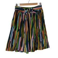 Mina Perhonen WATERFALL Wool Skirt 36 MultiColor Women Used