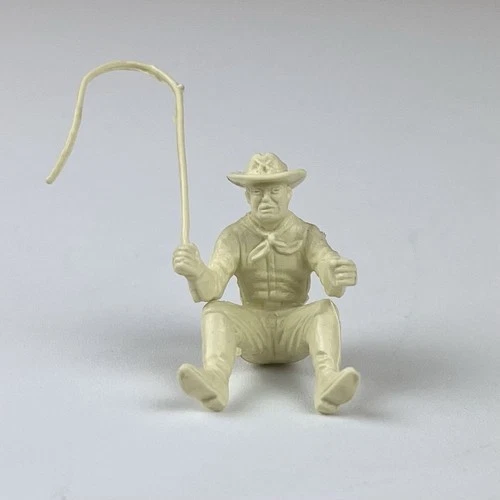 Marx WAGON DRIVER w/ WHIP Figure from Wagon Train et al Playsets Vintage 1950s