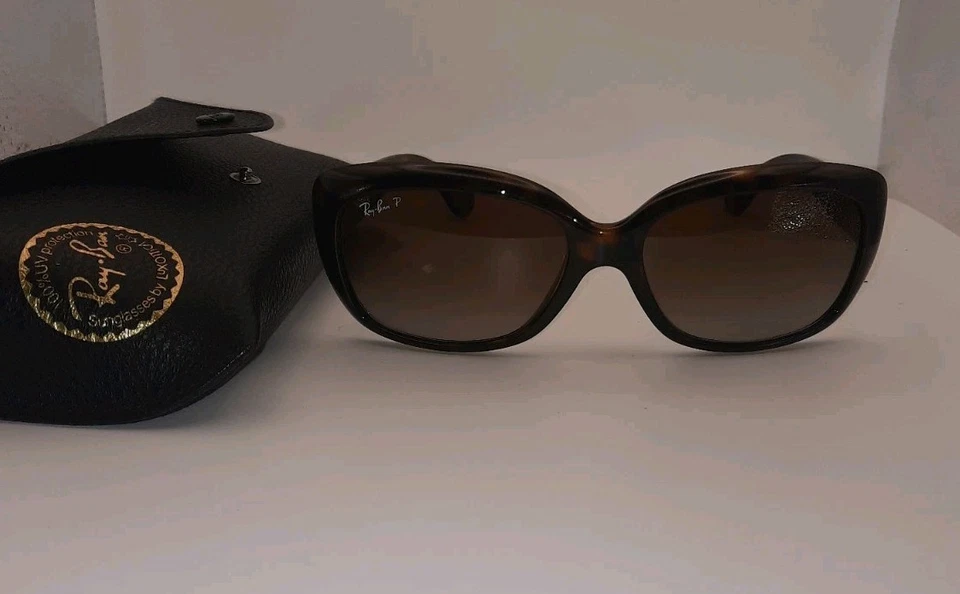  Monture Lunettes De  Soleil Ray Ban. 4101 58[]17. + Étui. Bien Lire L'annonce - Photo 2/4