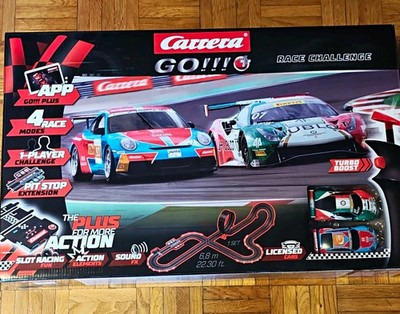 Carrera GO!!! Plus Race Challenge Rennbahn 1:43 | 20066014 mit App + Extras