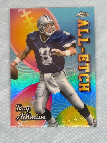 Troy Aikman [Refractor] #CAE-TA 2024 Topps Chrome All-Etch card
