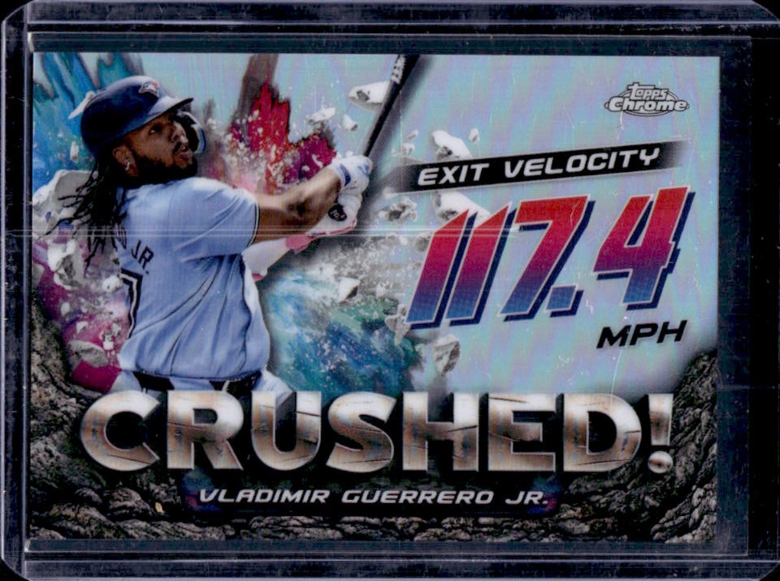 2024 Topps Chrome Update Vladimir Guerrero Jr. Crushed! #CR-7 Blue Jays