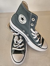 Converse CTAS Lift HiTop Women s Size 6 Nature Green Ivory Platform NWOB A12596F