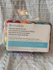 New in box Silhouette Sketch Pens Starter Kit 24 Colors for Crafting and Drawing