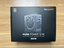 be quiet! Pure Power 12 M 850W 80 Plus Gold PC-Netzteil; Neuwertig- Restgarantie
