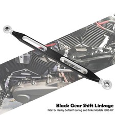 CNC Shift Linkage Black Shifter Gear Link For Harley Touring Electra Road Glide