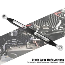 CNC Shift Linkage Black Shifter Gear Link For Harley Touring Electra Road Glide