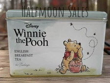 Disney Winnie the Pooh English Breakfast Tea Tin 40 Bags Collectible New