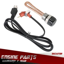 Diesel Engine Block Heater Element & Cable Cord 3C3Z6A051A For Ford Powerstroke