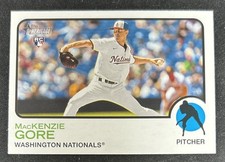 2022 Topps Heritage High Number MacKenzie Gore Rookie Card #565 Nationals VG O/C. rookie card picture