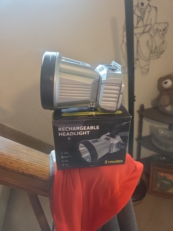Portable LED Headlamp for Camping Super Bright Rechargeable High Power Headlamp