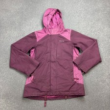 Patagonia Jacket Kids Large Pink H2NO Windbreaker Hood Lined Rain Coat Youth 
