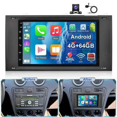 4G+64GB Für Ford Fusion 2005-2009 Android 15 Autoradio Carplay GPS Navi +Kamera