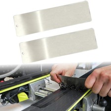 2 Pieces Snowboard Wax Scrap Snowboard Wax Removal Stainless Steel Removal Board