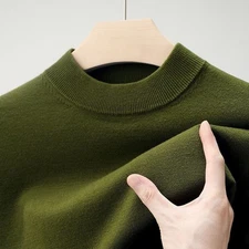 Half Turtleneck Knitwear Sweater New Autumn/Winter Mock Neck Sweatshirts New