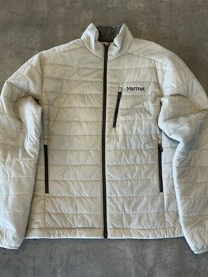 Marmot Calen Primaloft Full-Zip Jacket Mens Size M Tan w/ Grey Stitching NWOT