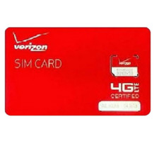 Verizon Wireless 4G LTE Micro SIM Card  Certified NFC 3FF  New Activation