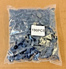 Vehicle Door Trim Panel Retainer Hole Plastic Rivets Fastener Push Clip-190 pcs