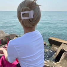 Velscrun Flat Hair Clips for Women Girls, Matte Lay Flat Claw Clips - OUTSTOCK