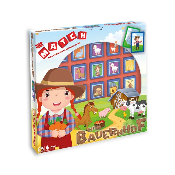 Top Trumps Match Mein Bauernhof WüRfelspiel Gesellschaftsspiel Kinderspiel Spiel-image