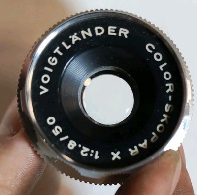 Objektiv Lens VOIGTLANDER COLOR SKOPAR Compur 1:2,8/50mm