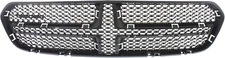 Evan-Fischer Grille Insert Compatible with 2014-2018 Dodge Durango Textured Blac
