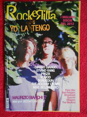 rivista ROCKERILLA 389/2013 Yo La Tengo Maurizio Bianchi Django Django No cd