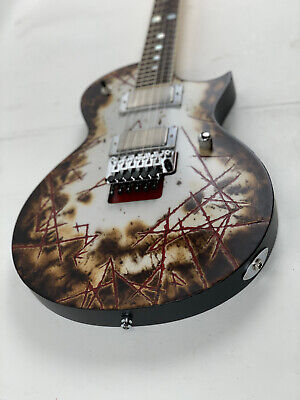 ESP RZK-II Burnt Richard Z Distressed Electric Guitar + Hard ESP RZK-II Burnt Richard Z Distressed Electric Guitar + Hard