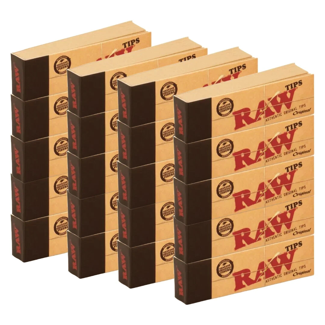 RAW Rolling Paper Filter Tips Booklets Chlorine Free Genuine Roach Roaches Book