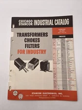 1962 Chicago Stancor Industrial Catalog Transformers CS-102 