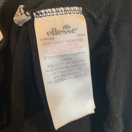 Sudadera con Capucha Ellesse Para Mujer Talla Uk 8 Negra Pullover Deletrear Logo Informal - Imagen 13 de 13