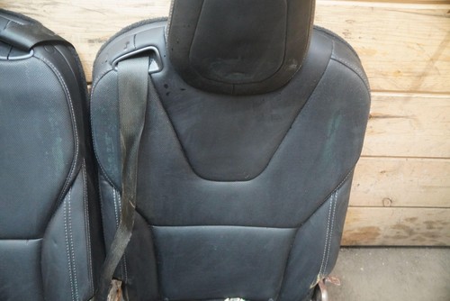 Rear 3rd Third Row Back Seat Assembly Black Leather OEM Tesla Model X 2016-20 - Picture 4 of 7