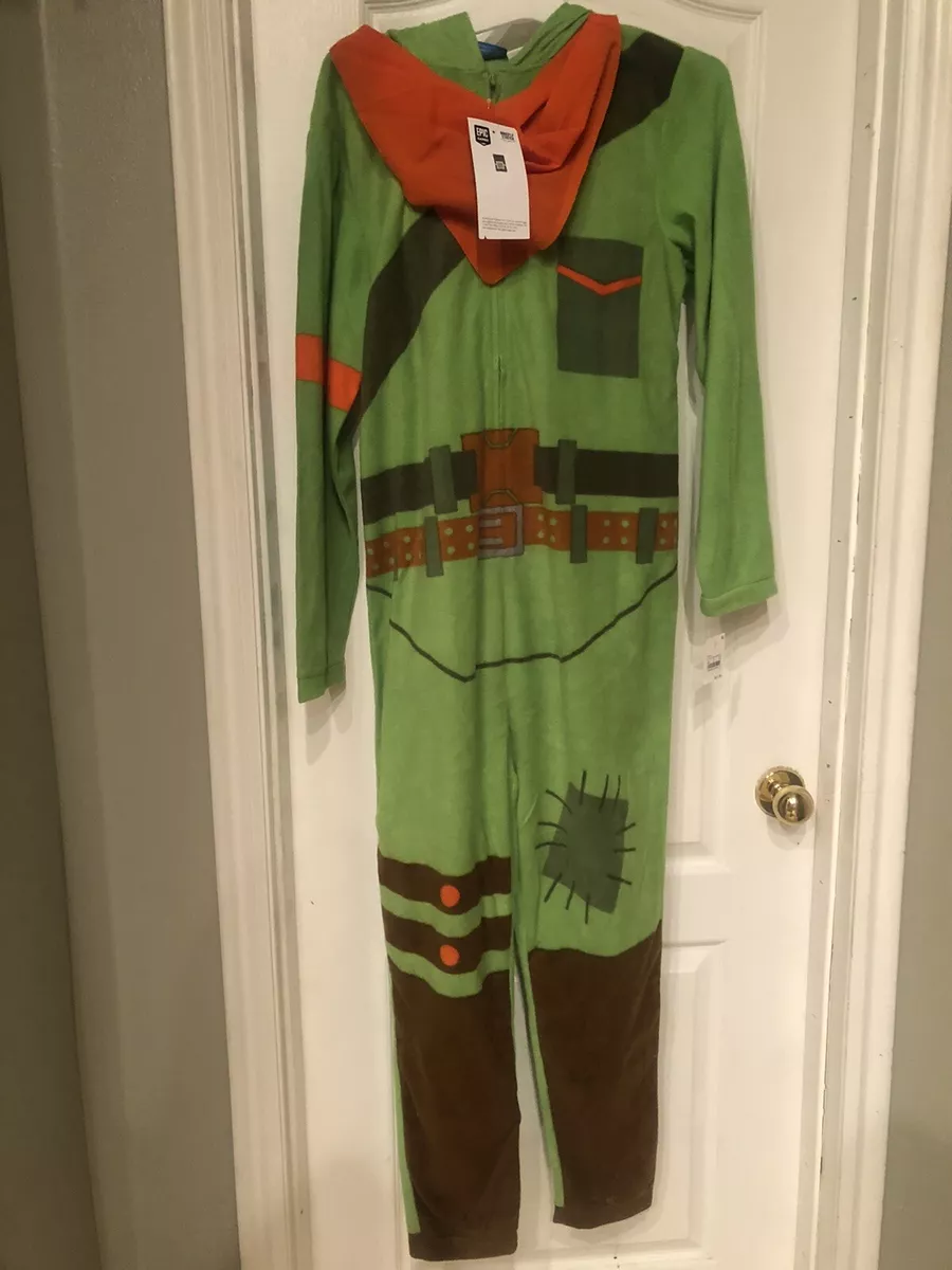 Fortnite Adult Small Dinosaur Rex Hooded One Piece Costume eBay