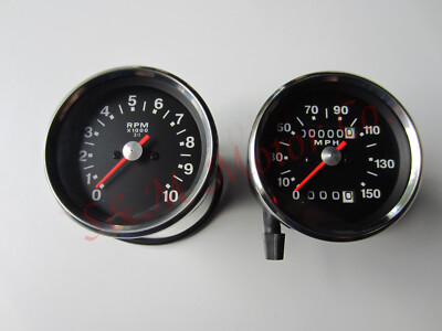 BSA SMITHS BLACK SPEEDOMETER TACHOMETER SPEEDO TACHO GAUGE 1INSTRUMEN 1970-73
