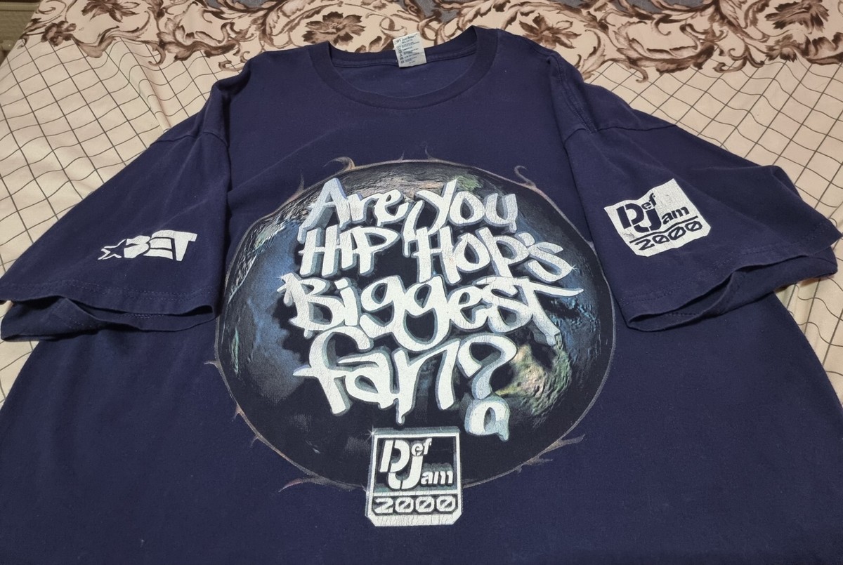 Rare Vintage Def Jam Record 2000 T-Shirt Jay-Z DMX Rap Tee Hip Hop