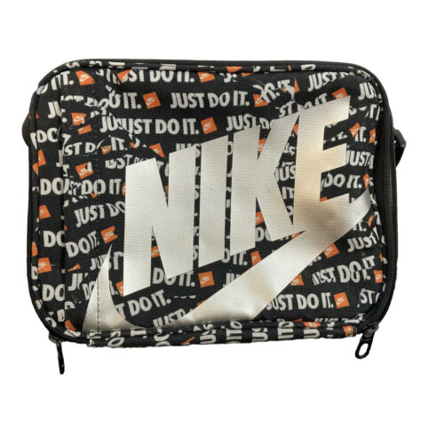 Nike Just Do It Hard Shell Lunchbox Czarny Pomarańczowy - Zdjęcie 1 z 1