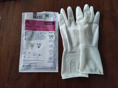 3 Paar Handschuhe Molnlycke Biogel PI Micro Tech Synthetik Critical Gr. 7 Neu