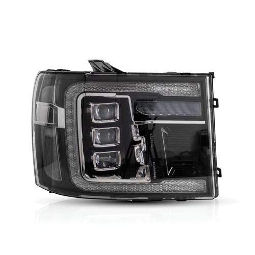 [Full LED]NEW Headlights Front Lamps For 07-14 GMC Sierra 1500 SLE w/Sequential - Picture 3 of 12
