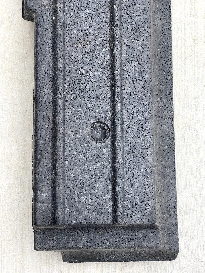 1998 MERCEDES-BENZ S320 W140 REAR BUMPER COVER IMPACT BAR FOAM ABSORBER RIGHT OE - Image 2 of 4