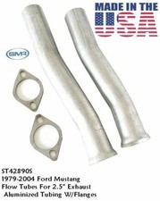 2 1/2" FORD MUSTANG Flow Tubes with Intermediate Pipe  CNC MANDREL BENDS 