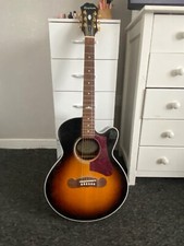 Epiphone Ej200sce Coupe Electro Acoustic Vintage Sunburst