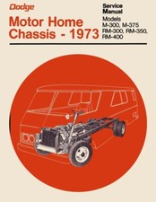 1973 Dodge Class A Motorhome Chassis Shop Service Repair Manual Book Guide Oem 1973 Dodge Class A Motorhome Chassis Shop Service Repair Manual Book Guide Oem