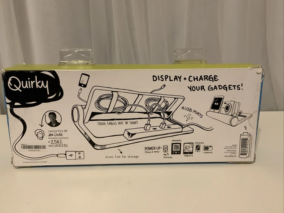 Quirky Converge 4-port USB Charging Station POP GREEN PCVG3-GN01 - Image 4 of 4