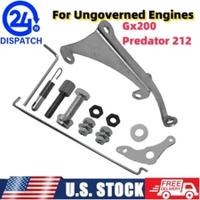 Silver Throttle Assembly Kit For Ungoverned Engines Gx200 Predator 212