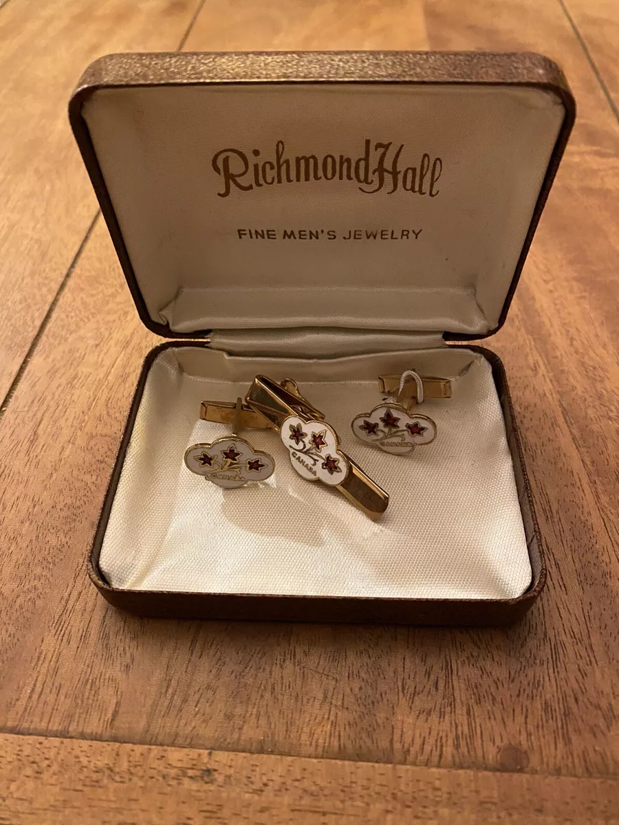 Richmond Hall Fine Mens Jewelry Canada Cufflinks Tie Clip Set