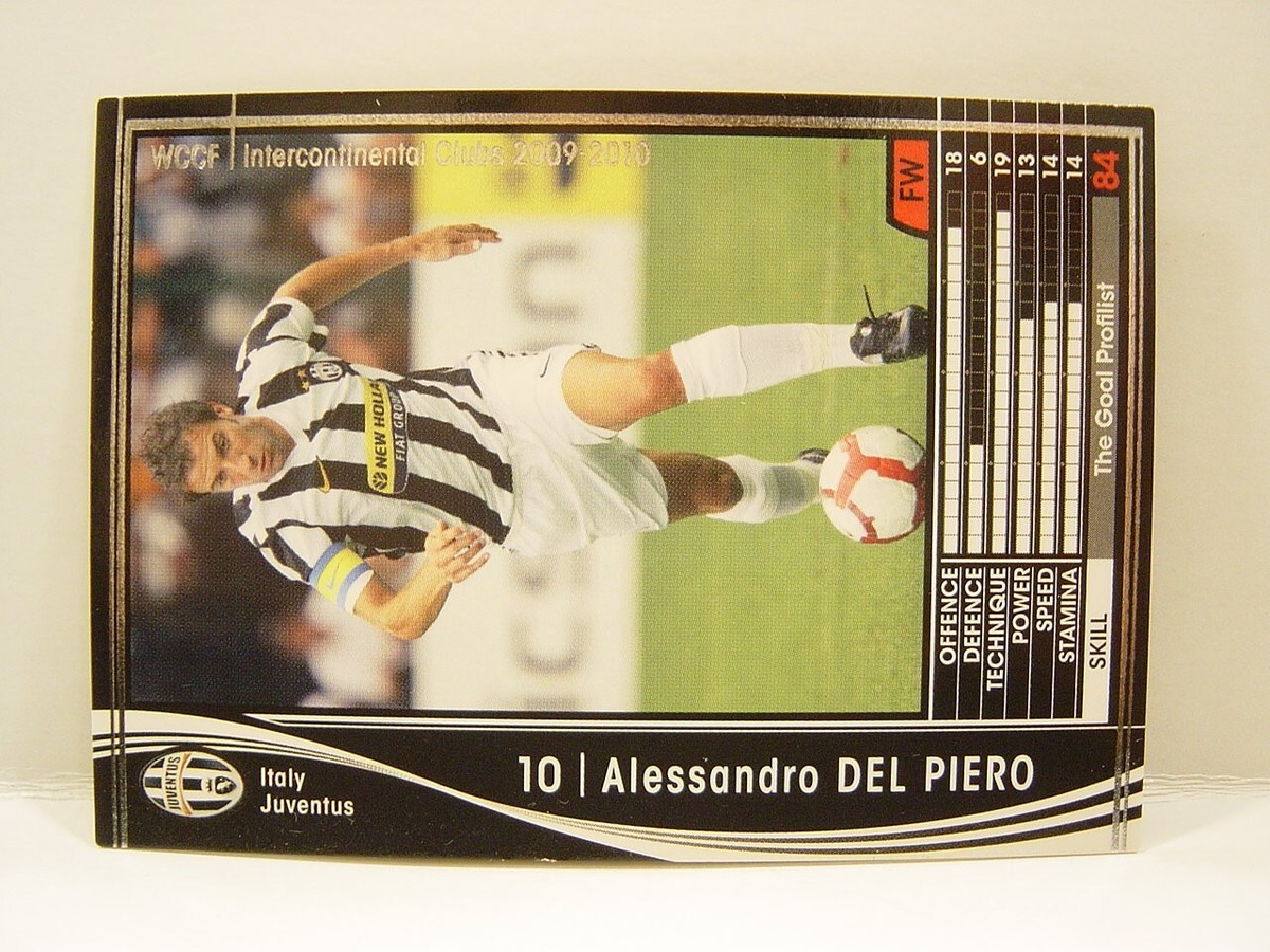 Panini WCCF 2009-10 Alessandro Del Piero 1974 Italy No.10