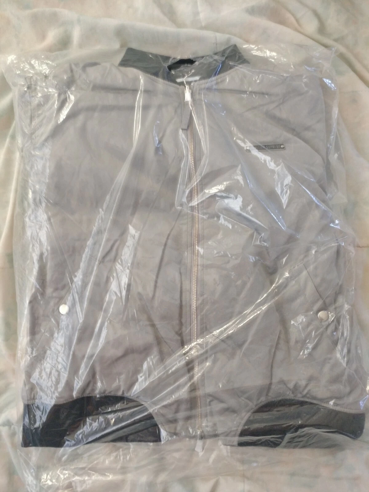 Supreme ® Jean Paul Gaultier® Reversible MA 1 Jacket Silver Large 100% authentic