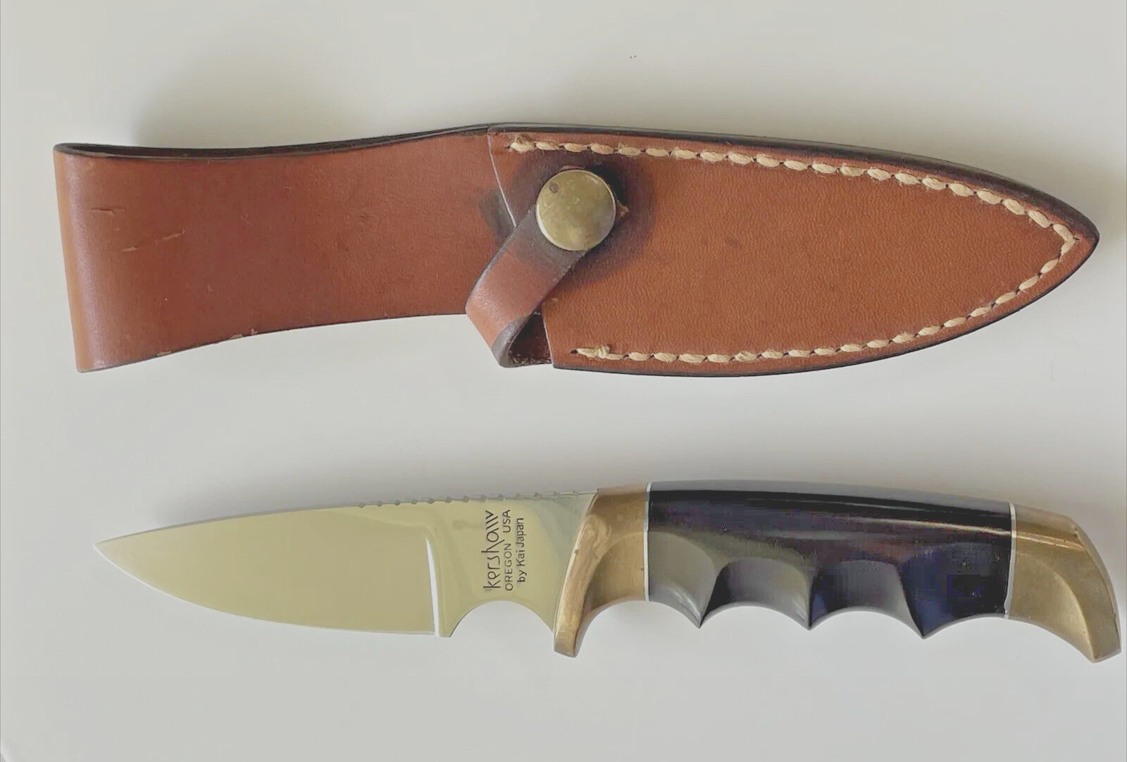 Kershaw 1030 Deer Hunter Fixed Blade Knife AUS8 Japan Pre1985 eBay